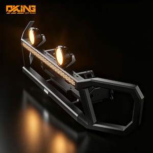 Black Steel Brush Guard Nudge Bar Front Protection Bar for Tank 500