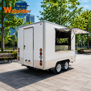 Webetter Custom Street Lemonade Gelato Cart Icecream Pizza Truck Fully Equipped Small Doner Kebab Food Trailer with Full Kitchen